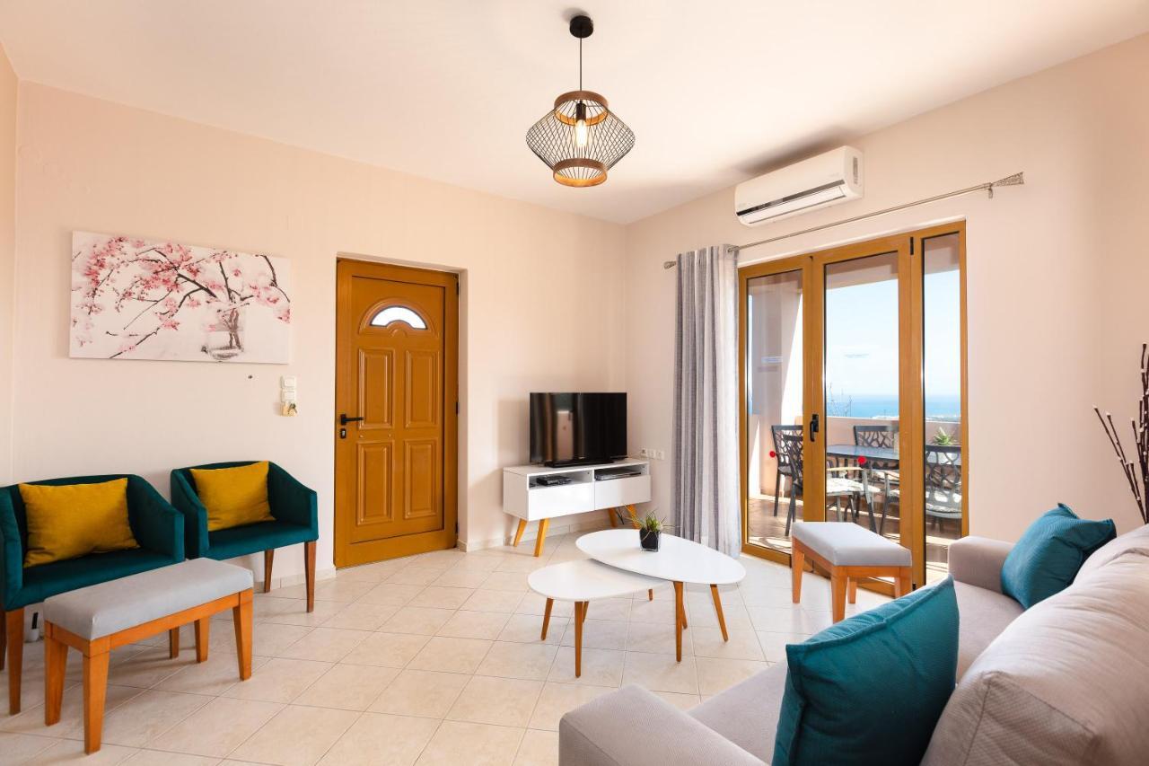 Maroulas Villas Ioanna & Stavros, Private Pools, Bbq & Seaview, By Thinkvilla Bagian luar foto