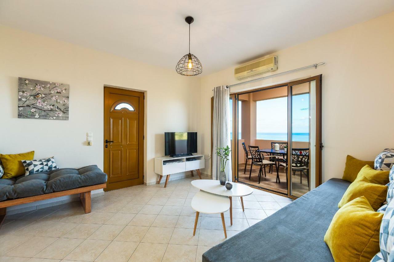 Maroulas Villas Ioanna & Stavros, Private Pools, Bbq & Seaview, By Thinkvilla Bagian luar foto