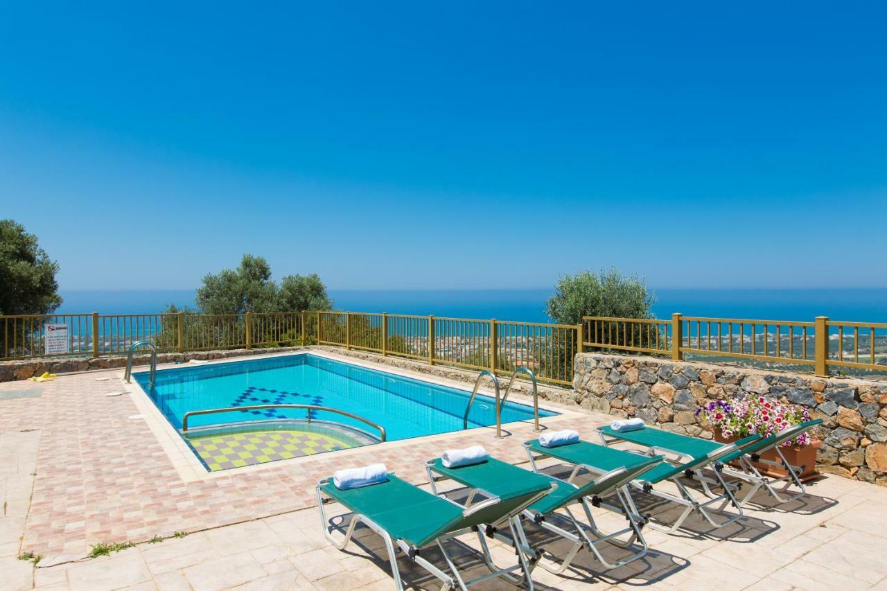 Maroulas Villas Ioanna & Stavros, Private Pools, Bbq & Seaview, By Thinkvilla Bagian luar foto