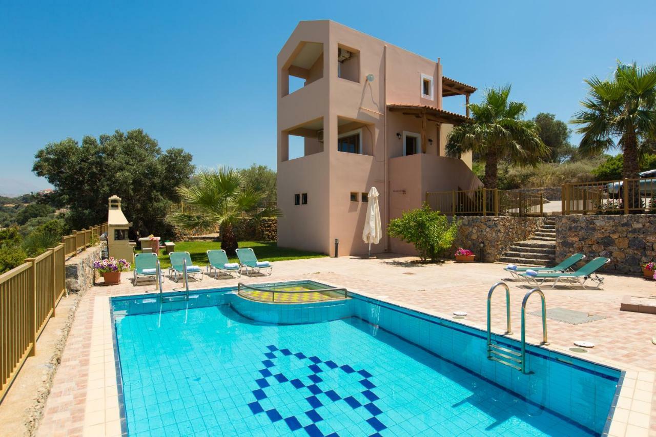 Maroulas Villas Ioanna & Stavros, Private Pools, Bbq & Seaview, By Thinkvilla Bagian luar foto