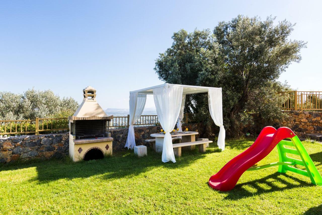 Maroulas Villas Ioanna & Stavros, Private Pools, Bbq & Seaview, By Thinkvilla Bagian luar foto