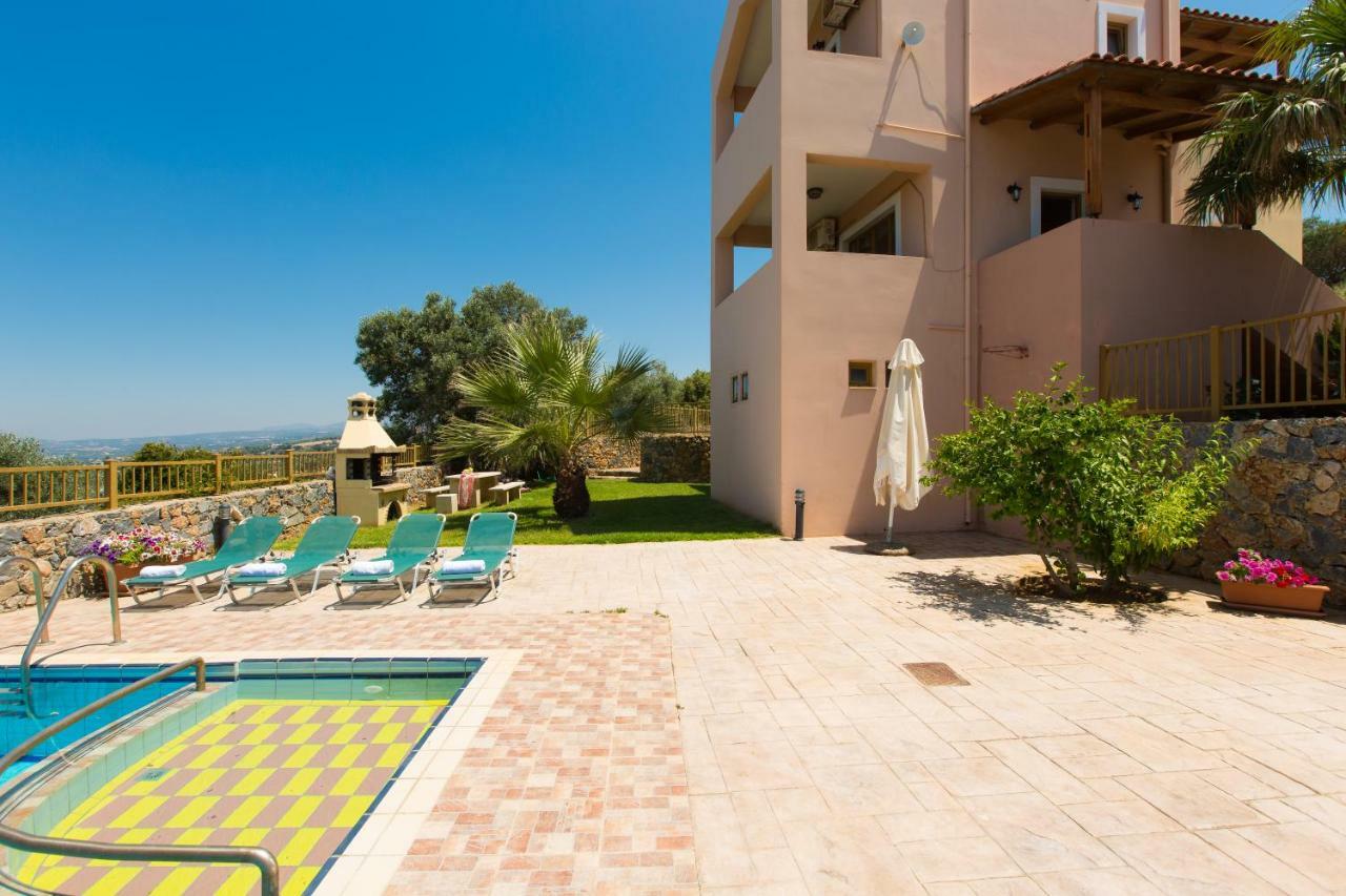 Maroulas Villas Ioanna & Stavros, Private Pools, Bbq & Seaview, By Thinkvilla Bagian luar foto