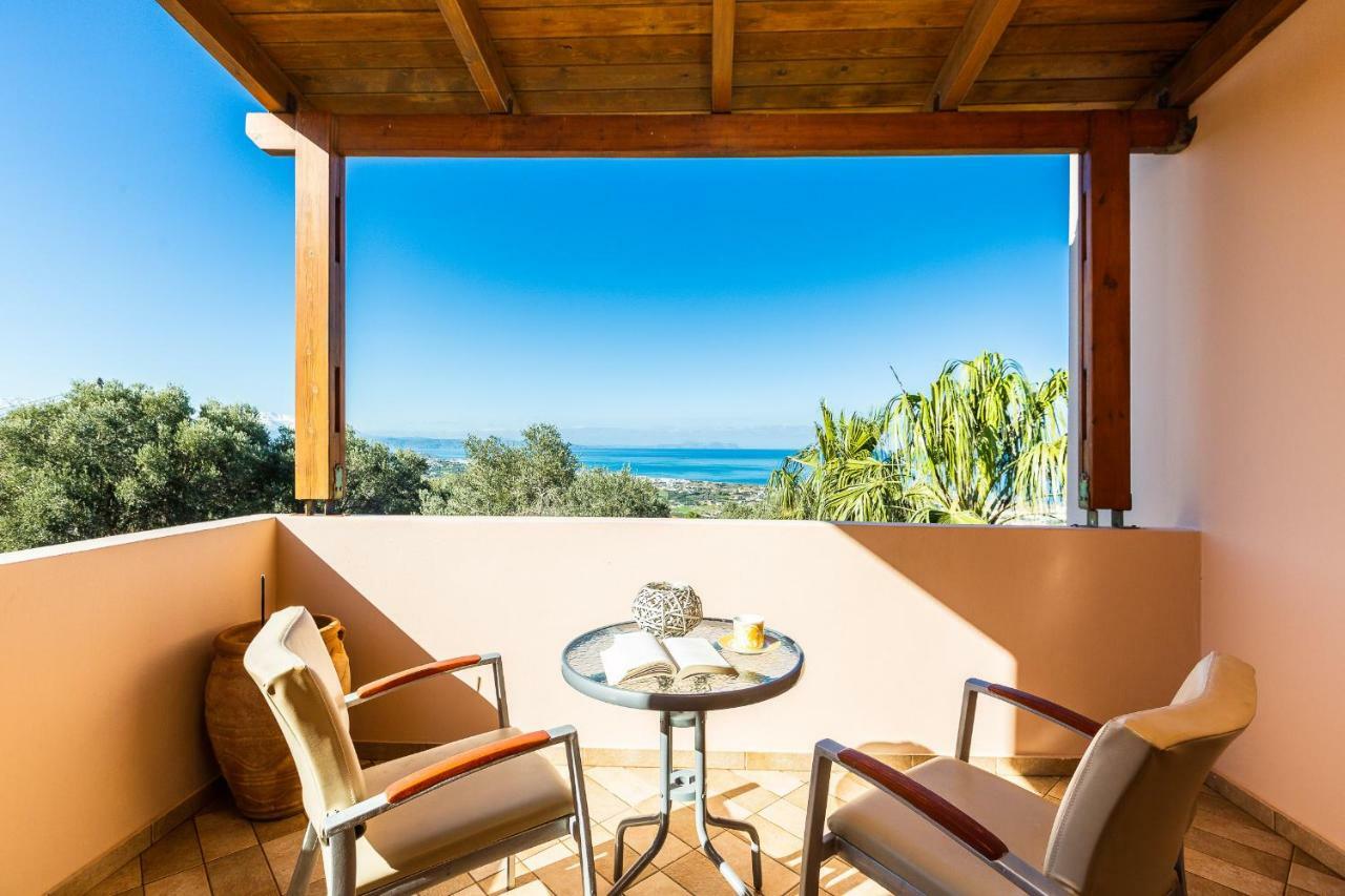 Maroulas Villas Ioanna & Stavros, Private Pools, Bbq & Seaview, By Thinkvilla Bagian luar foto