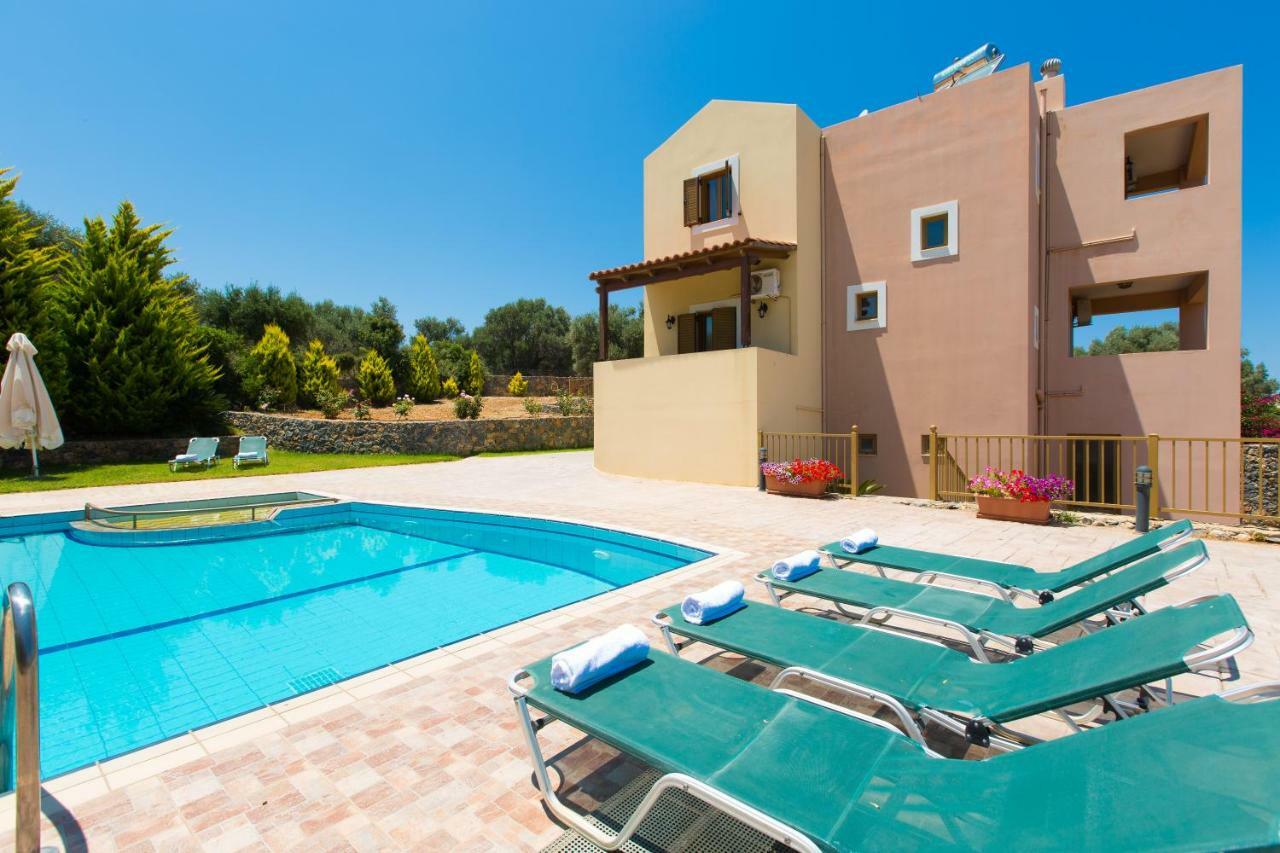 Maroulas Villas Ioanna & Stavros, Private Pools, Bbq & Seaview, By Thinkvilla Bagian luar foto